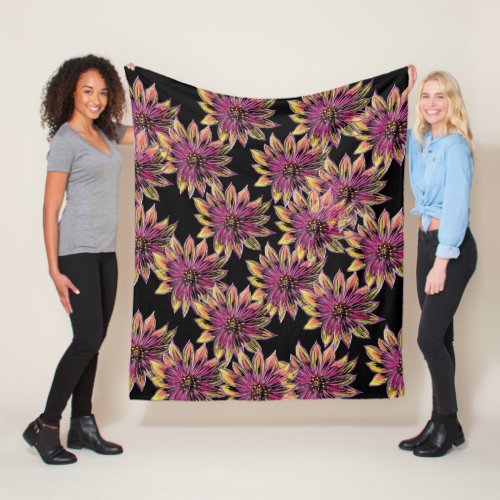 Spring Flowers Art Fleece Blanket