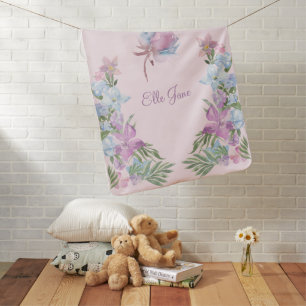 Spring Flowers Baby Blanket
