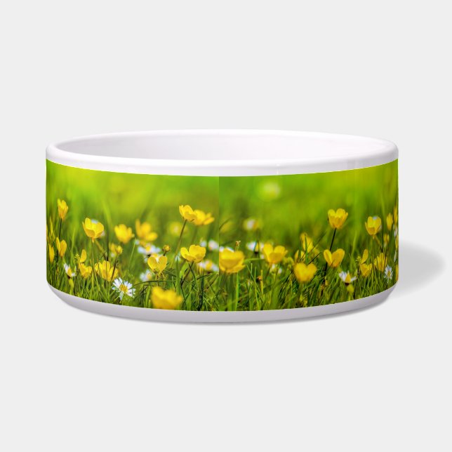 Spring Flowers Background Bowl (Front)