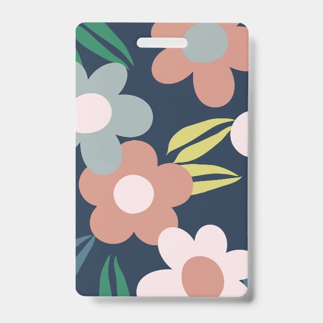 Spring flowers badge (Front)