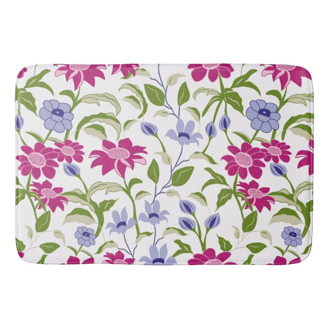 Spring Flowers Bath Mat (Front)
