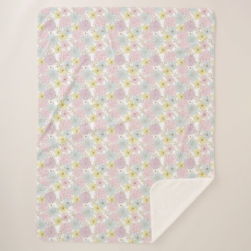 spring flowers blanket