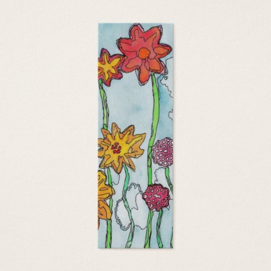 Spring Flowers Bookmark (Front)