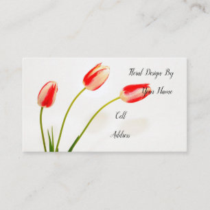 Spring Flowers Business Card