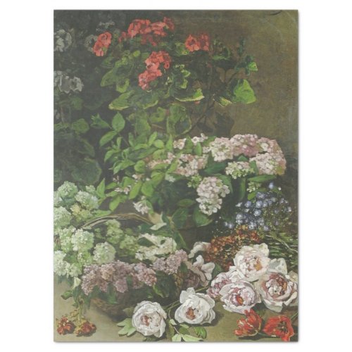 Spring Flowers by Claude Monet Tissue Paper