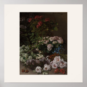 Spring Flowers by Monet - Square Poster