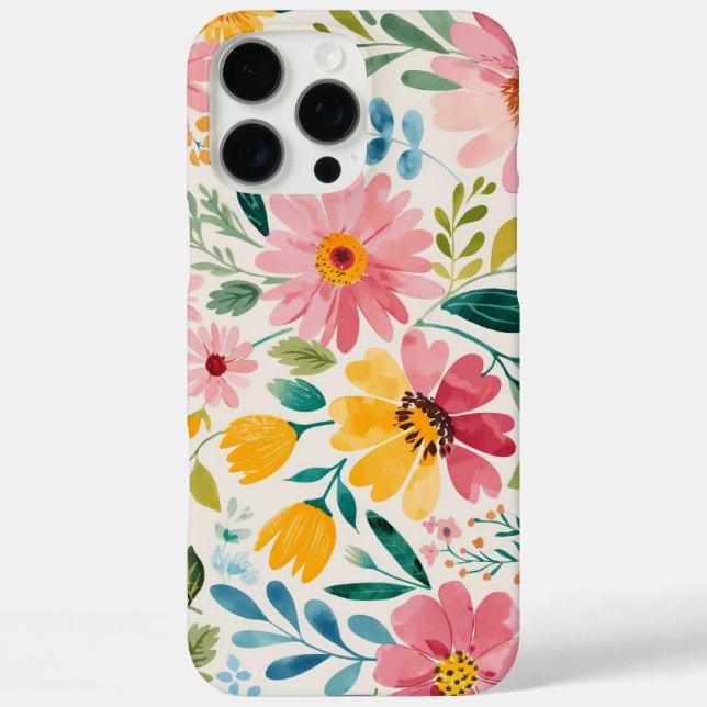 Spring Flowers Case-Mate iPhone Case (Back)