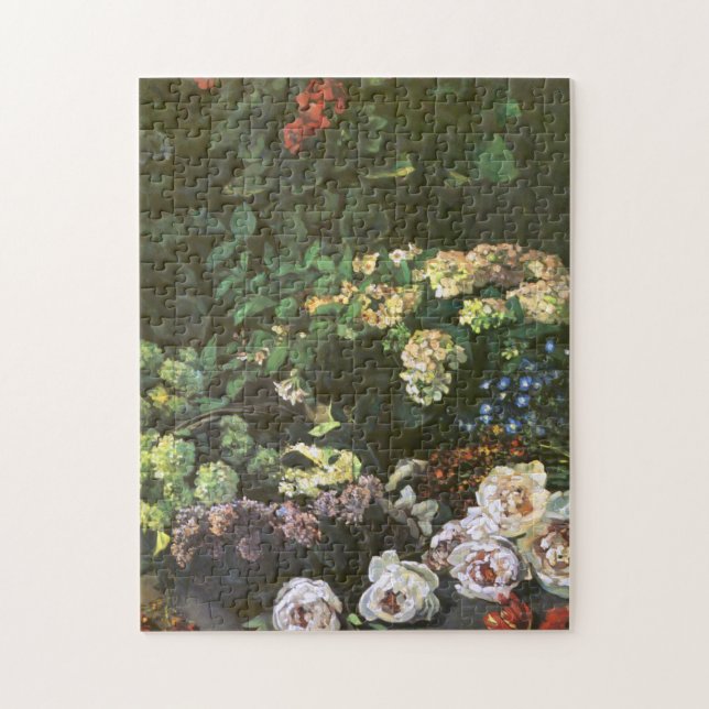 Spring Flowers Claude Monet Fine Art Jigsaw Puzzle (Vertical)