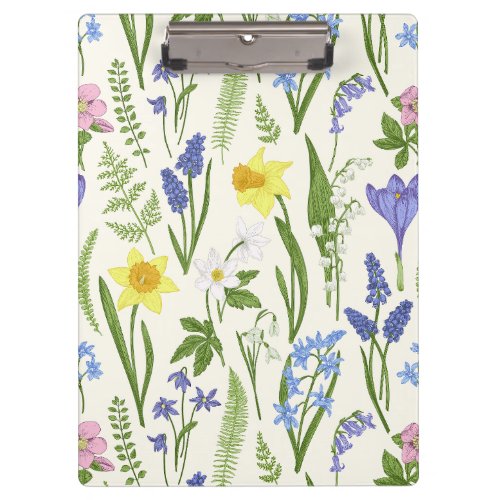 Spring Flowers  Clipboard