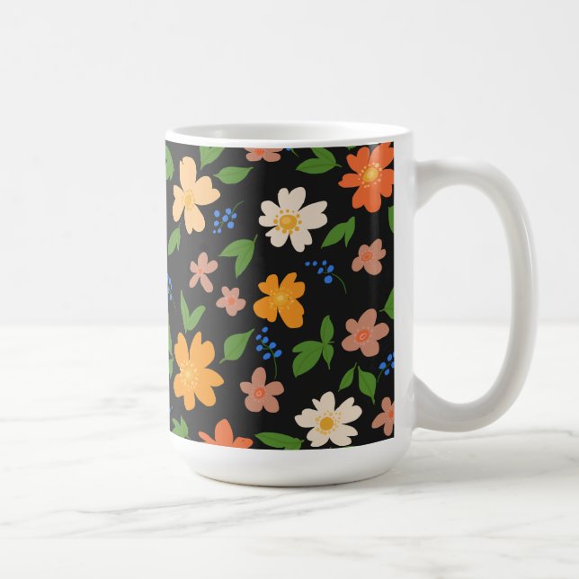 Spring flowers coffee mug (Right)