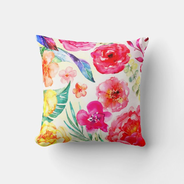 Spring flowers cushion (Front)