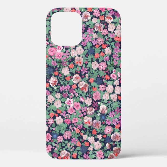 Spring flowers design. Seamless floral pattern. Pl Case-Mate iPhone Case (Back)
