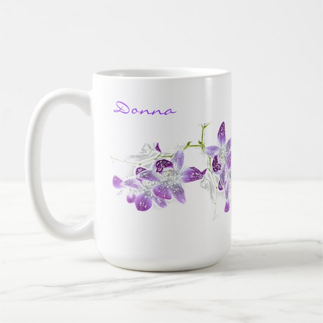 spring flowers - donna coffee mug (Left)