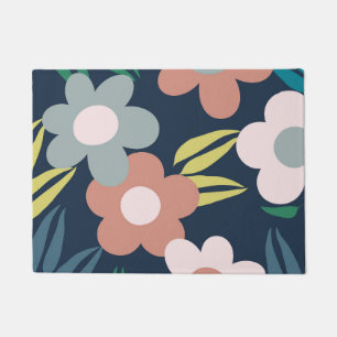 Spring flowers doormat