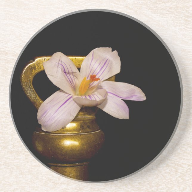 Spring Flowers Drink Coaster (Front)
