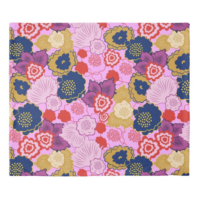 Spring Flowers Duvet Cover (Front)