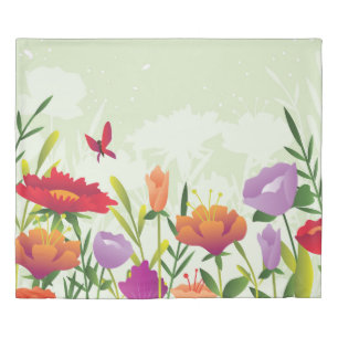 Spring Flowers Duvet Cover