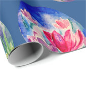Spring Flowers Easter Eggs Wrapping paper (Roll Corner)