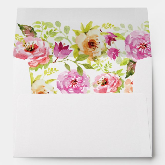 Spring Flowers Envelope (Back (Bottom))