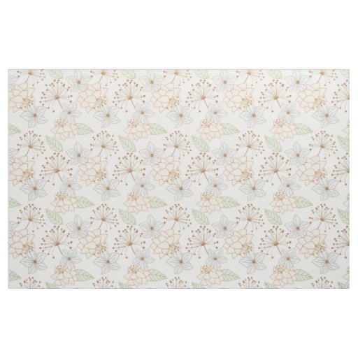spring flowers fabric