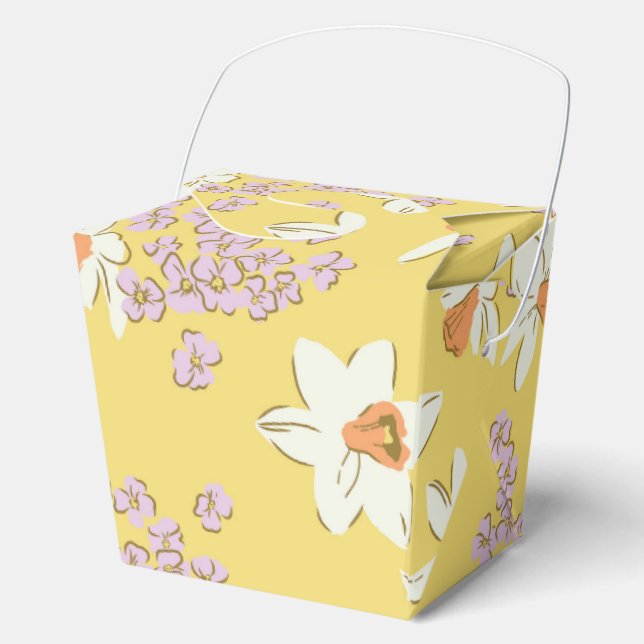 spring flowers favor boxes (Front)