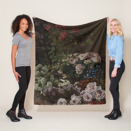 Spring Flowers Fleece Blanket