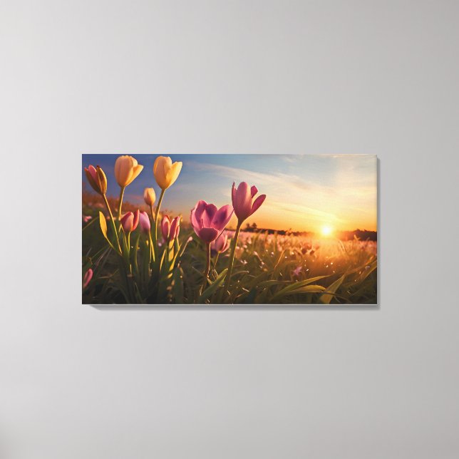 Spring flowers for Valentines day Canvas Print (Front)