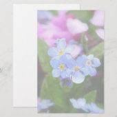 Spring Flowers - Forget Me Nots And Redbuds (Front/Back)