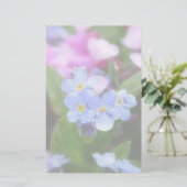 Spring Flowers - Forget Me Nots And Redbuds (Standing Front)
