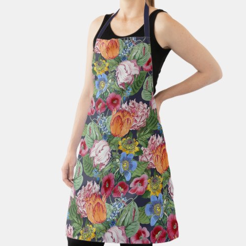 Spring Flowers Garden Apron