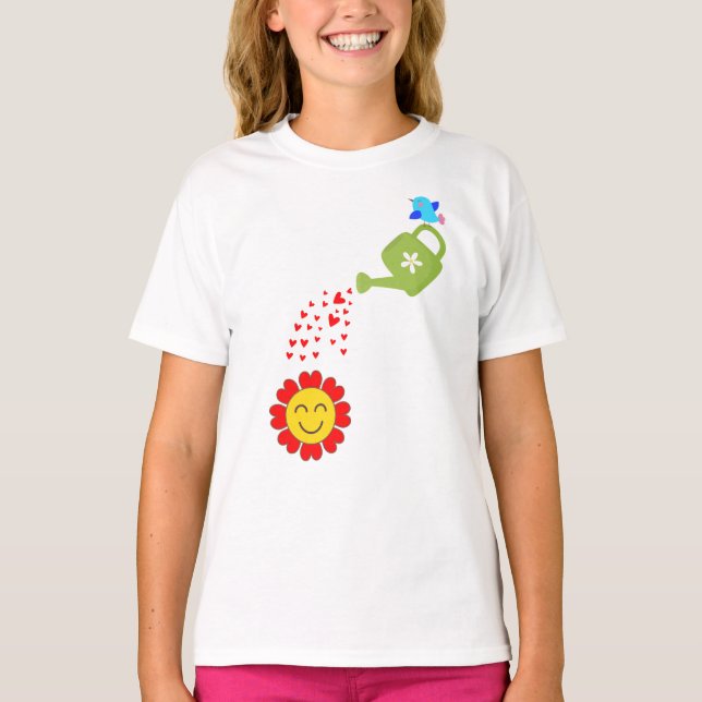 Spring Flowers Garden T-Shirt (Front)