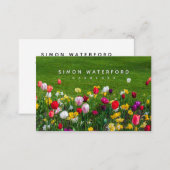 Spring Flowers Gardener Business Card (Front/Back)
