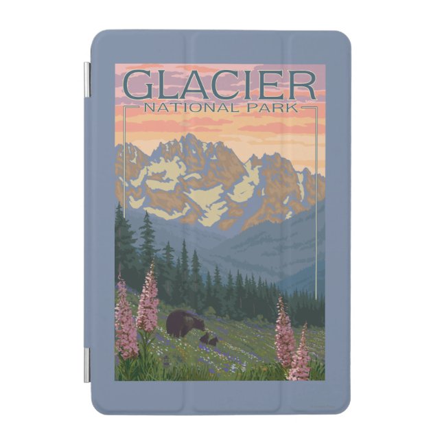 Spring Flowers - Glacier National Park, MT iPad Mini Cover (Front)