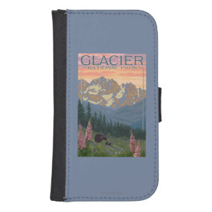Spring Flowers - Glacier National Park, MT Samsung S4 Wallet Case