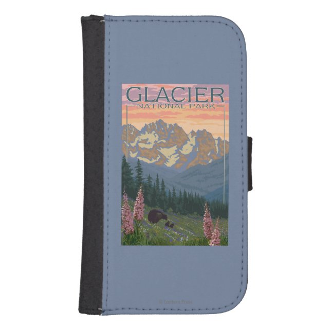 Spring Flowers - Glacier National Park, MT Samsung Galaxy Wallet Case (Front)