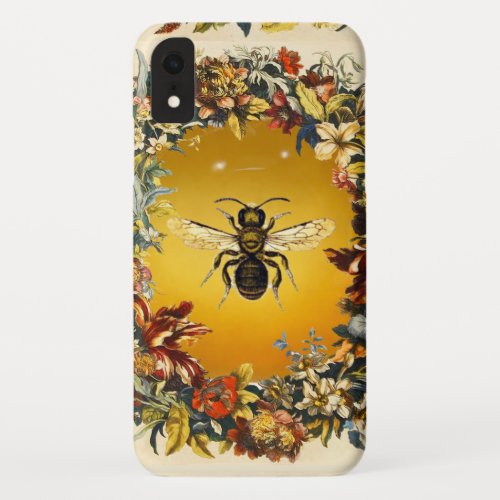 SPRING FLOWERS HONEY BEE  BEEKEEPER BEEKEEPING iPhone XR CASE