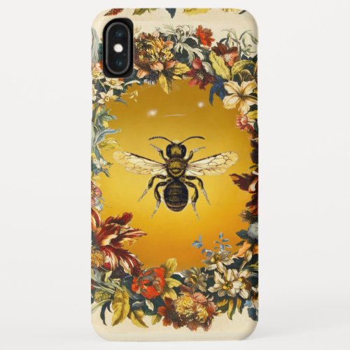 SPRING FLOWERS HONEY BEE  BEEKEEPER BEEKEEPING iPhone XS MAX CASE