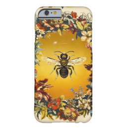 SPRING FLOWERS HONEY BEE / BEEKEEPER BEEKEEPING BARELY THERE iPhone 6 CASE