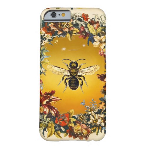 SPRING FLOWERS HONEY BEE  BEEKEEPER BEEKEEPING BARELY THERE iPhone 6 CASE