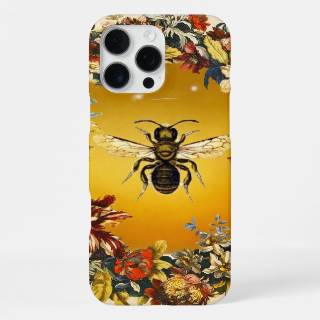 SPRING FLOWERS HONEY BEE / BEEKEEPER BEEKEEPING IPHONE CASE (Back)