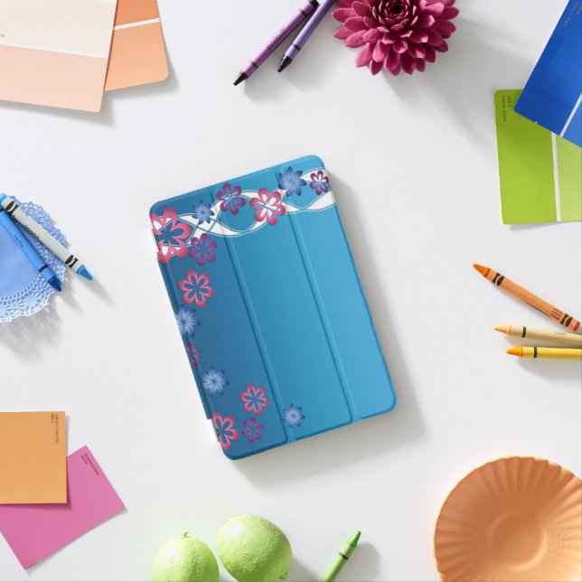 Spring Flowers iPad Mini Cover (In Situ)