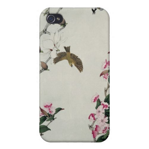 Spring Flowers Cover For iPhone 4