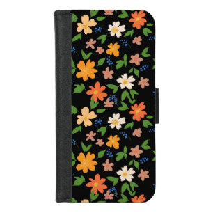 Spring flowers iPhone 8/7 wallet case