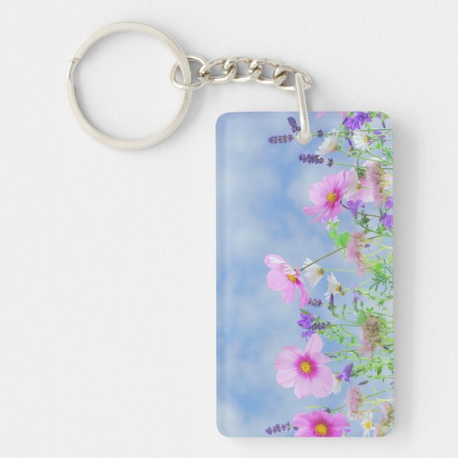Spring Flowers Keychain (Front)