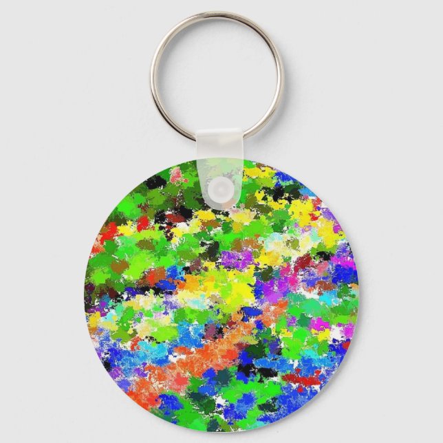 Spring Flowers Keychain (Front)