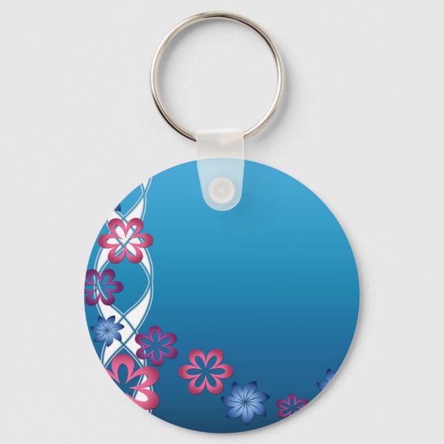Spring Flowers Keychain (Front)