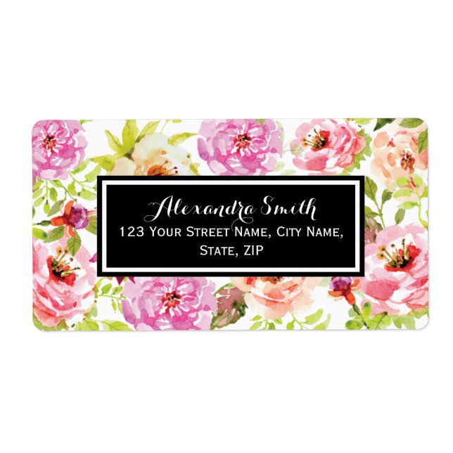 Spring Flowers Label (Front)