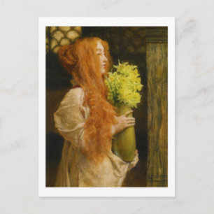 Spring Flowers - Lawrence Alma-Tadema postcard
