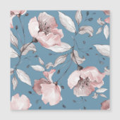 Spring flowers, leaves, seamless design (Front)