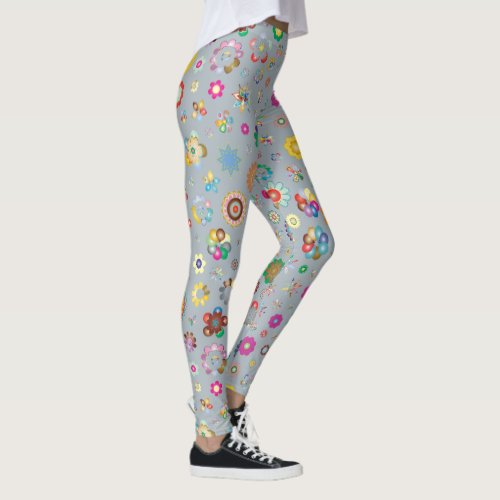 Spring Flowers Leggings